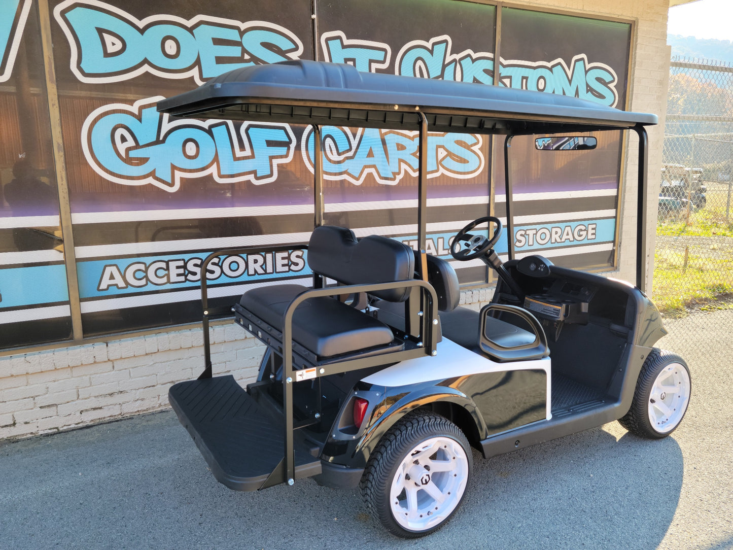2018 EZGO RXV 48v Golf Cart - Tuxedo *SOLD*