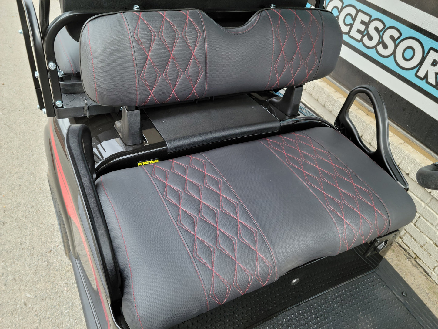 2018 EZGO RXV 48v Custom Black and Red Body *SOLD*