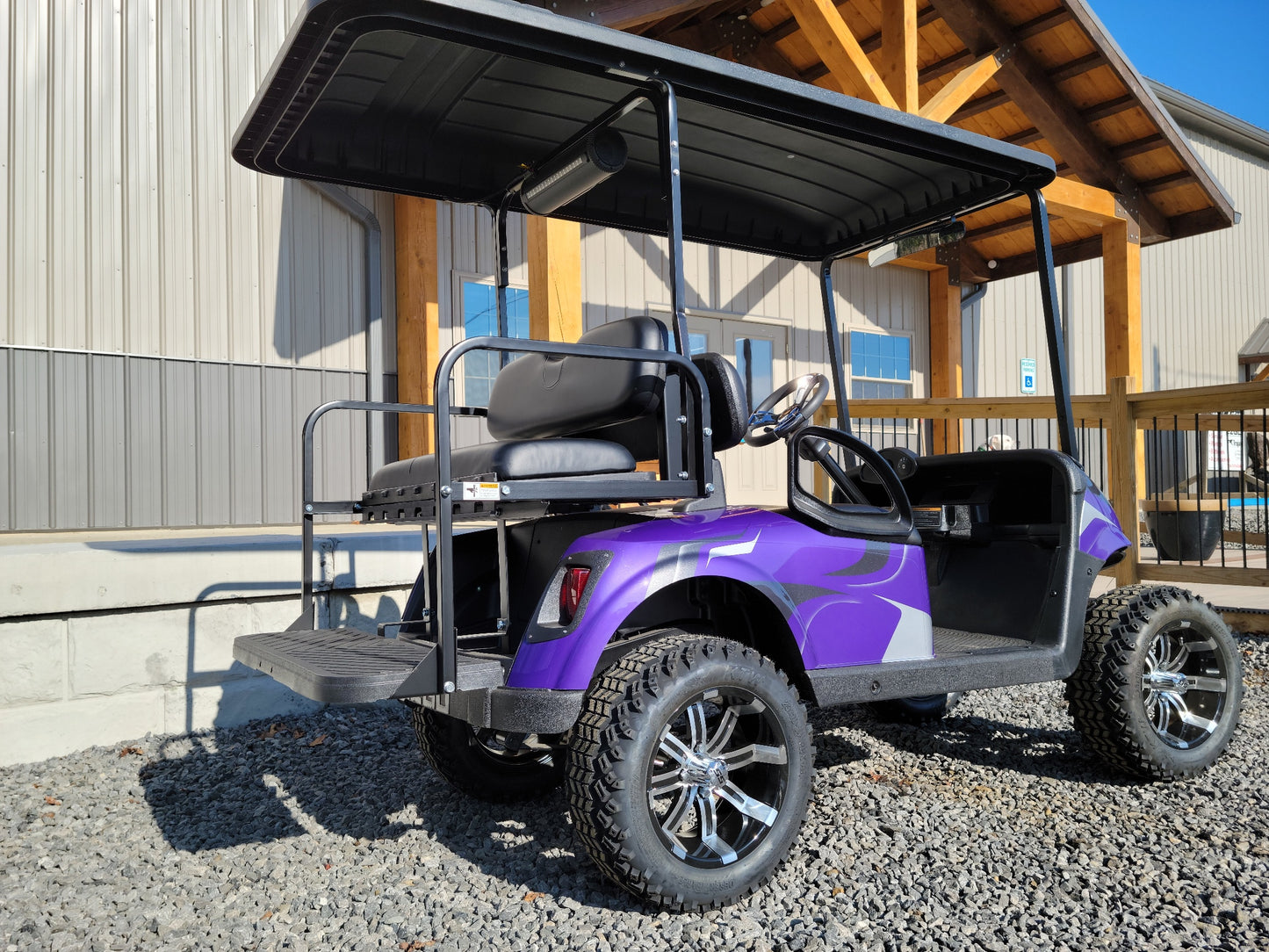 2017 EZGO RXV - Plum Crazy Purple with Charcoal/Silver *SOLD*