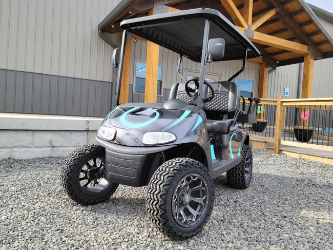 2018 EZGO RXV 48v Custom Lifted - Blue Raspberry Swirl *SOLD*
