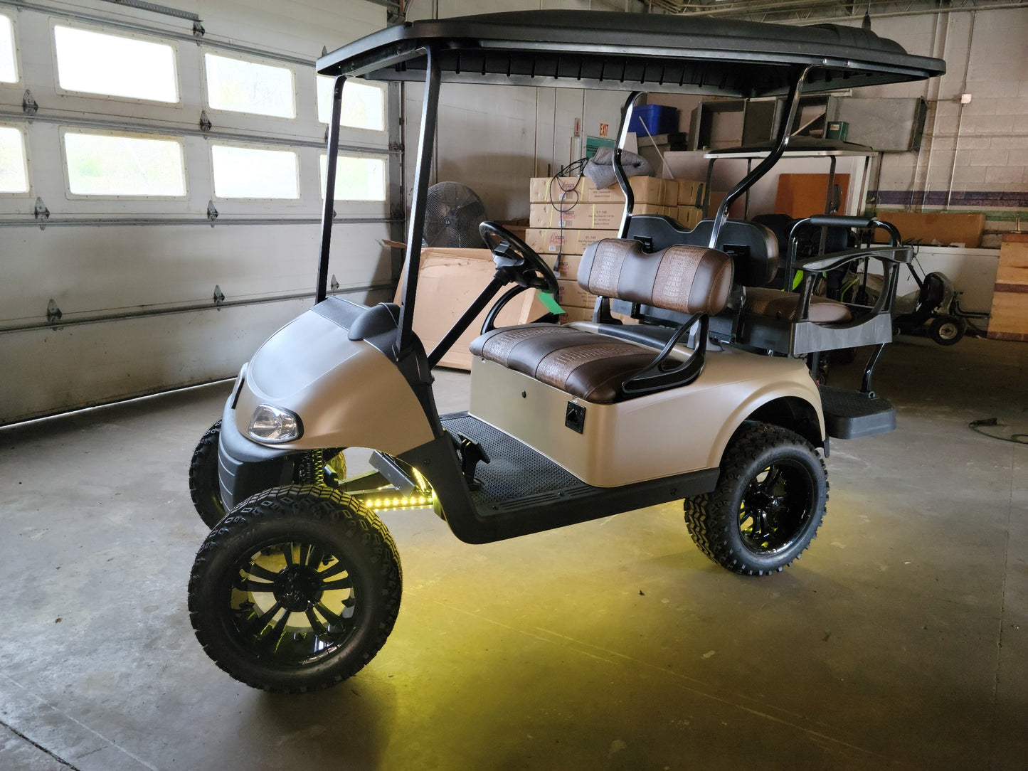 2018 EZGO RXV 48v Custom - Matte Sand *SOLD*