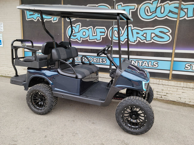 2017 Electric EZGO RXV Golf Cart - Deep Sea Metallic APEX Body *SOLD*