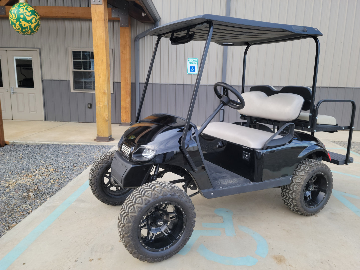 2018 GAS EZGO TXT - Black Lifted *SOLD*