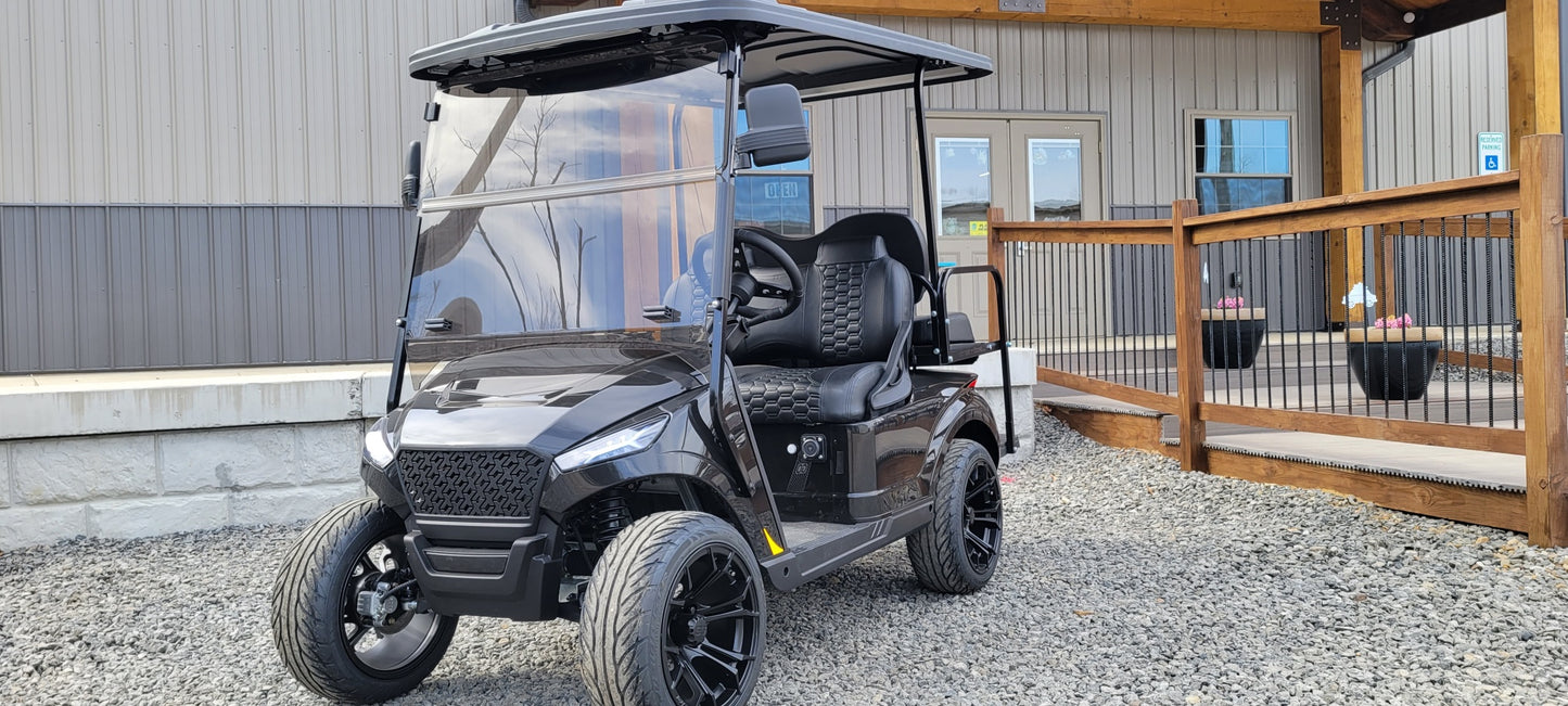 2023 MADJAX X Series Storm 4 Passenger Lithium Golf Cart - Black #1106 *SOLD*