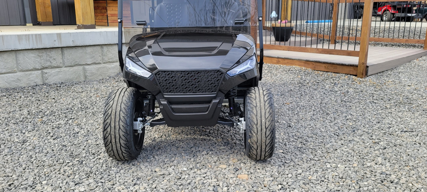 2023 MADJAX X Series Storm 4 Passenger Lithium Golf Cart - Black #1106 *SOLD*