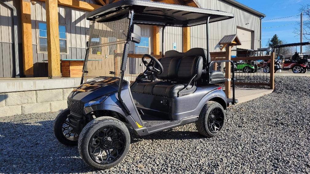 MADJAX X Series Storm 4 Passenger Lithium Golf Cart - Gun Metal Metallic #1104 *SOLD*