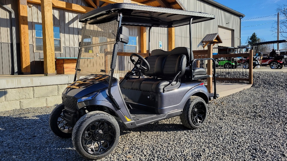 MADJAX X Series Storm 4 Passenger Lithium Golf Cart - Gun Metal Metallic #1104 *SOLD*