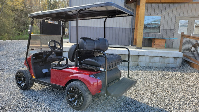 MADJAX X Series Storm 4 Passenger Lithium Golf Cart - Cherry Metallic #1099 *SOLD*