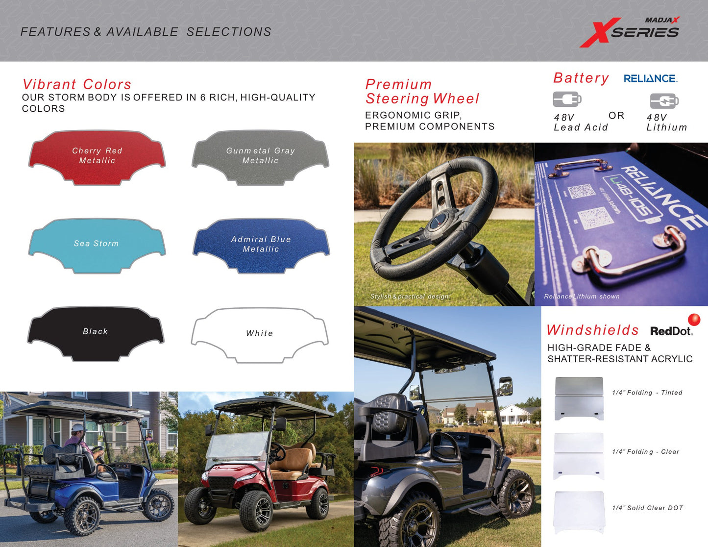 MADJAX X Series Storm 4 Passenger Admiral Blue Metallic *SOLD*