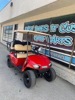 2021 EZGO VALOR 48V GOLF CART - Red *SOLD*