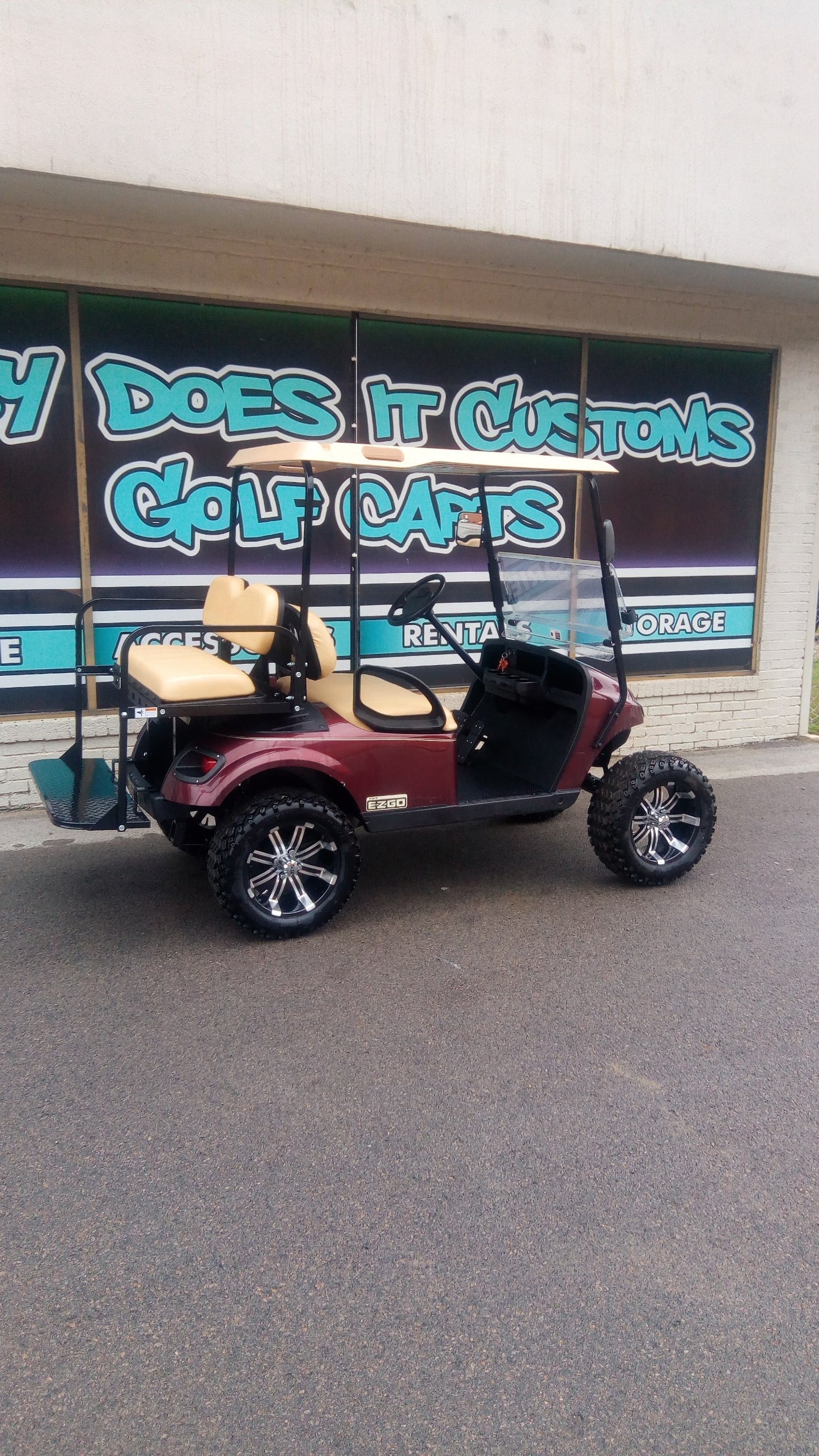 2015 Gas EZGO TXT- Burgundy *SOLD*