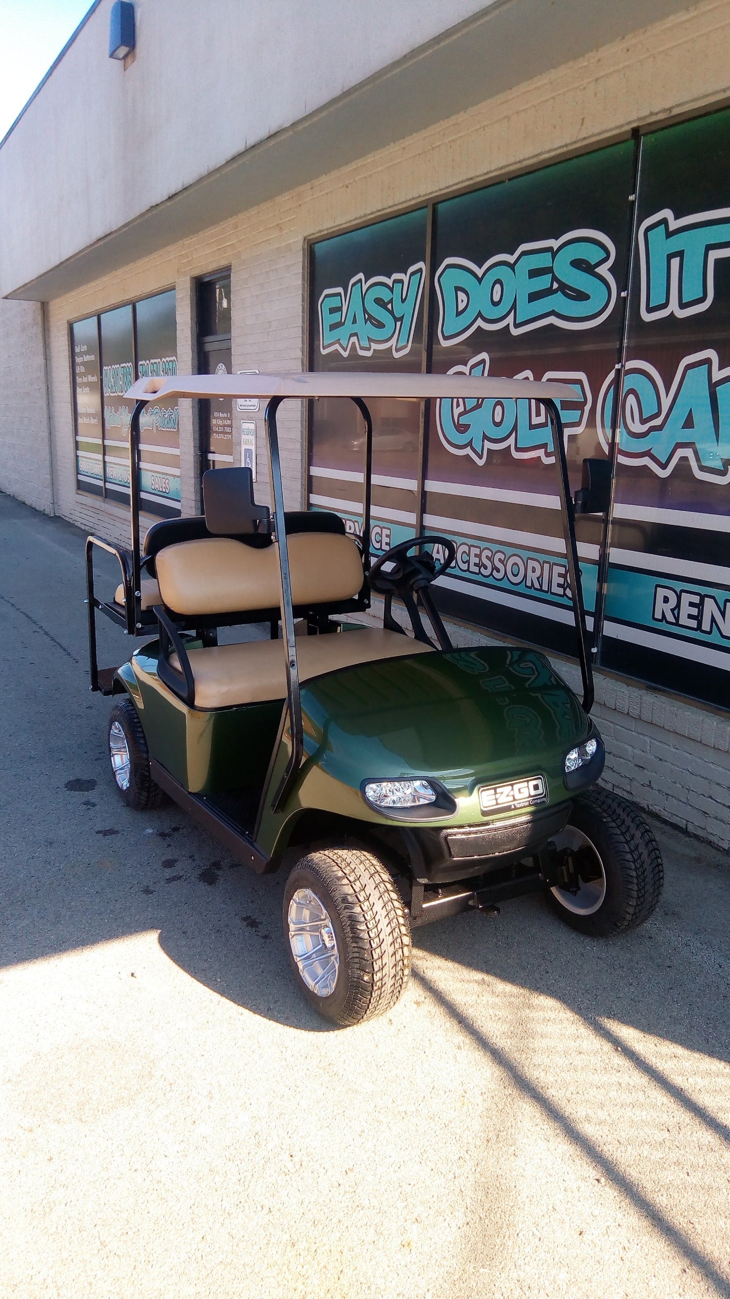 2015 Gas EZGO TXT- Oasis Green Golf Cart **SOLD**