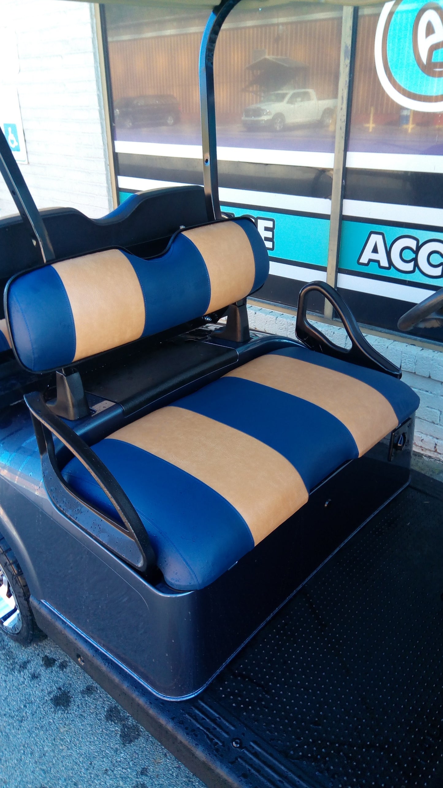 2015 EZGO RXV Golf Cart -Steel Blue *SOLD*