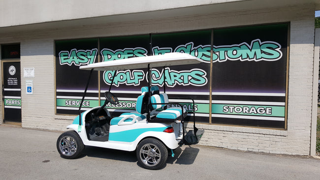 2011 Club Car Precedent Electric Golf Cart - 50's Style Cart - SOLD