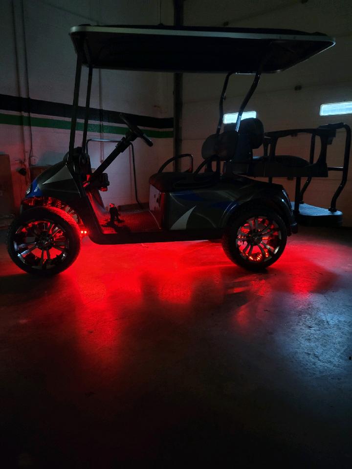 EZGO RXV 48v Charcoal and Blue Custom *SOLD*