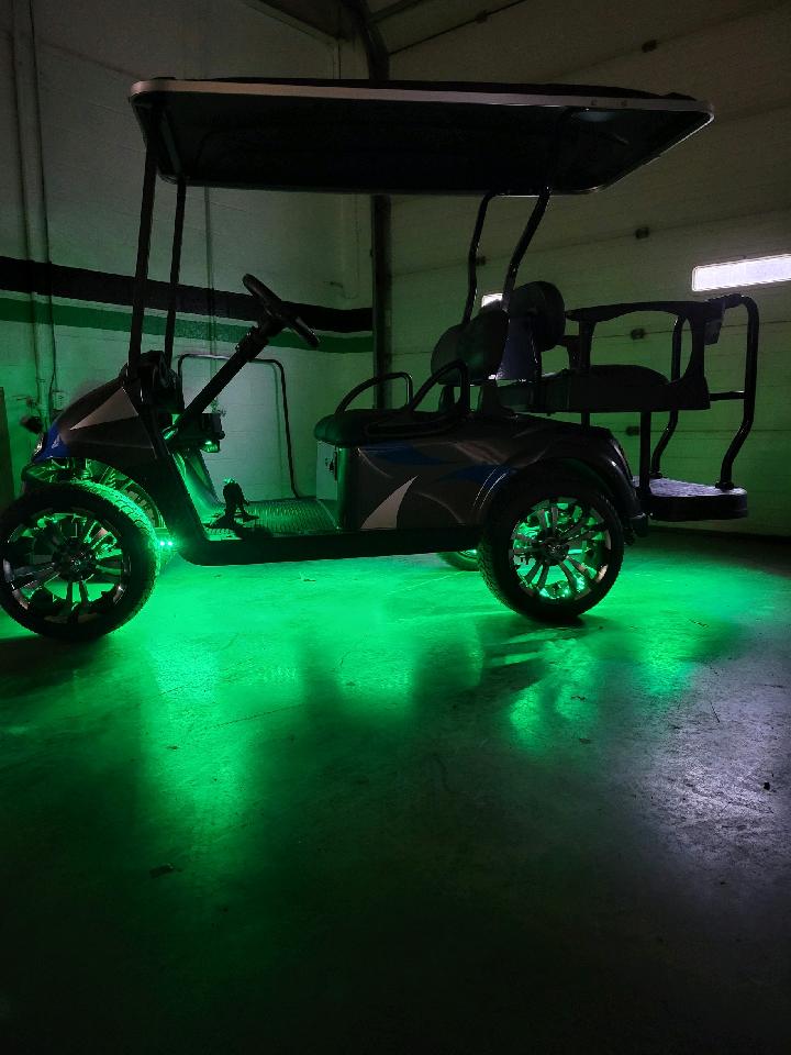 EZGO RXV 48v Charcoal and Blue Custom *SOLD*