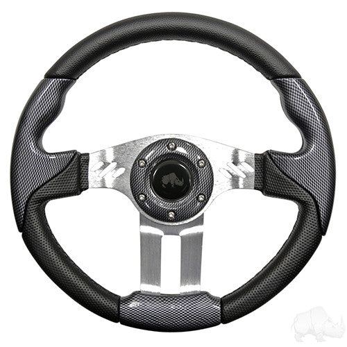 Steering Wheel - Aviator 5 Brushed Aluminum Spokes, 13" Diameter