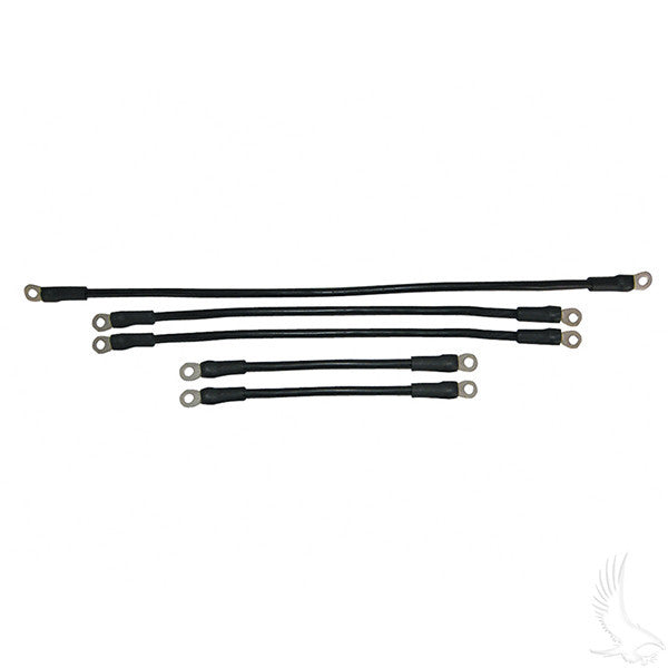 EZGO Marathon 94 & down 6 gauge Battery Cable SET
