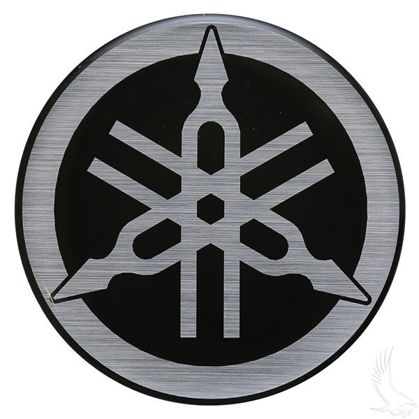 Yamaha Drive Black and Silver Emblem