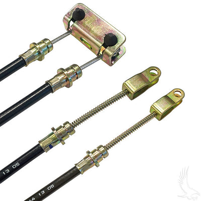EZGO 93-94 Brake Cable SET, (1) 46" (1) 34 1/4