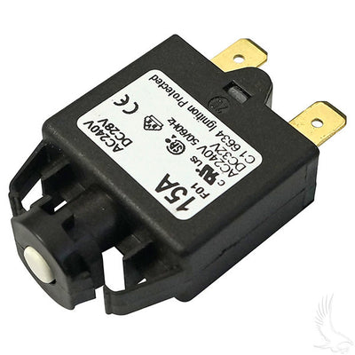 Club Car PowerDrive 3 Charger AC Circuit Breaker