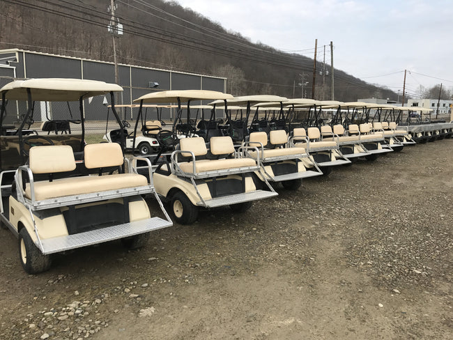Gas Club Car DS Golf Cart with Rear Flip Seat
