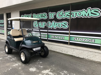 LED Lights on a Club Car Precedent Golf Cart
