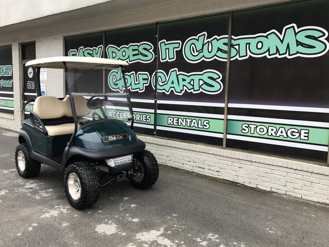 LED Lights on a Club Car Precedent Golf Cart
