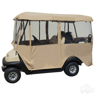 Deluxe 4 Sided Enclosure for Carts with 80" Top