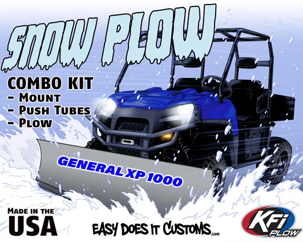 2020-2021 POLARIS GENERAL XP 1000 / GENERAL XP 4 1000  KFI Snow Plow Package