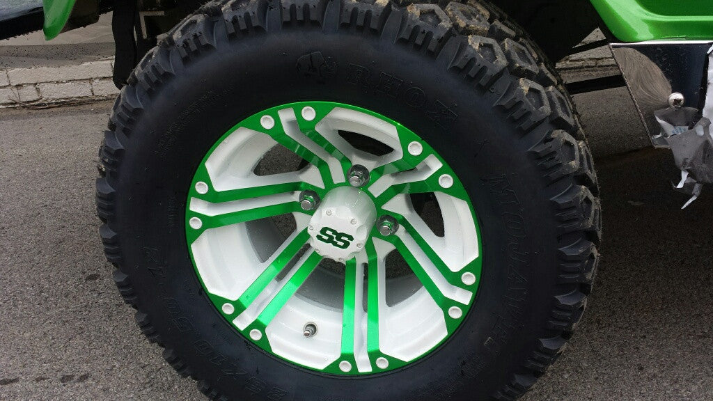 Custom 2013 Electric Club Car - Green Fade - SOLD