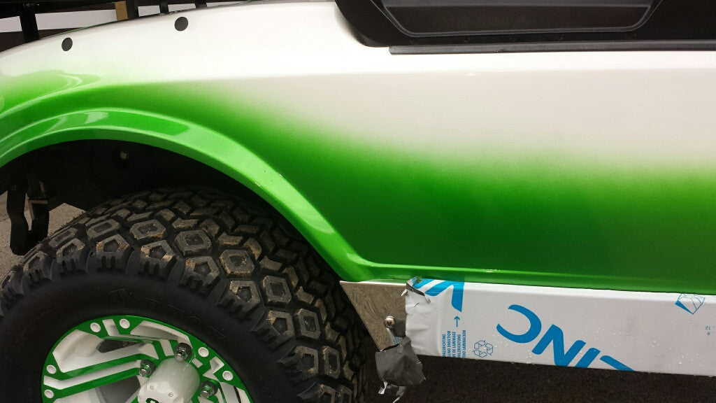 Custom 2013 Electric Club Car - Green Fade - SOLD