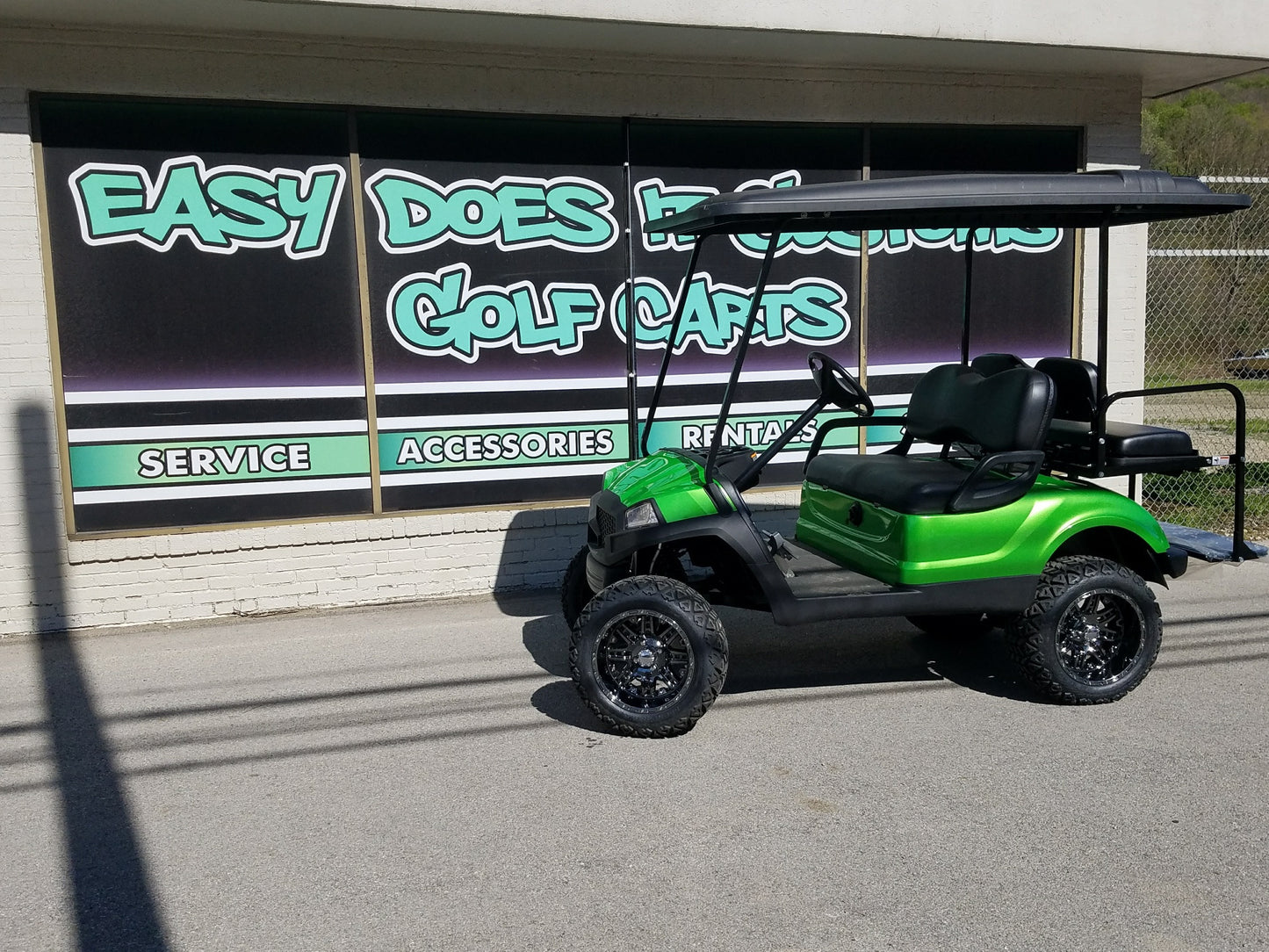 2014 Green Havoc Electric Yamaha Drive Golf Cart - SOLD