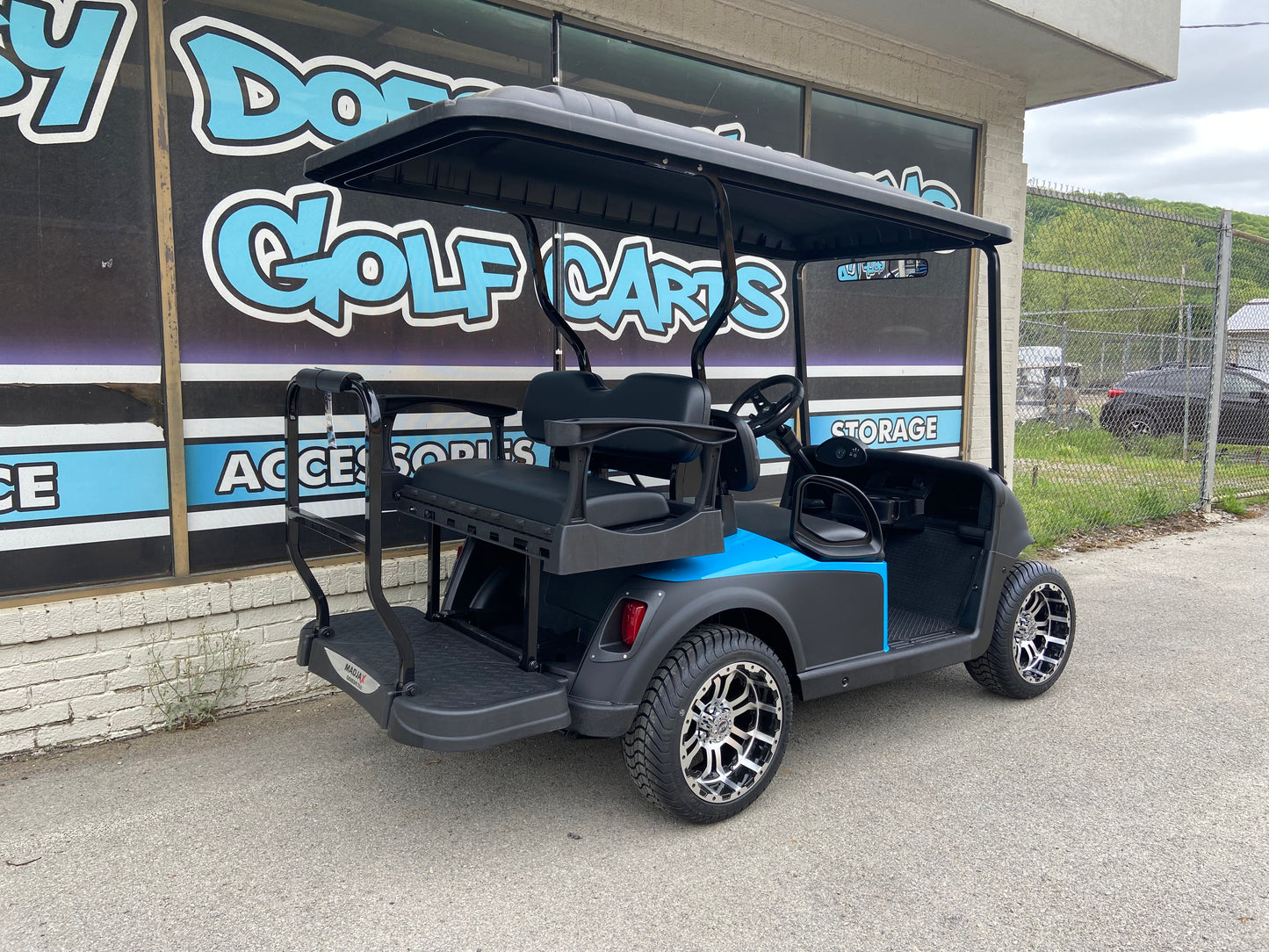 2018 EZGO RXV 48v - Matte Black and Blue *SOLD*