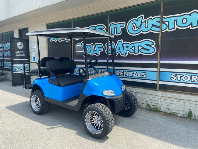 2017 EZGO RXV 48v Lifted Golf Cart - Grabber Blue *SOLD*