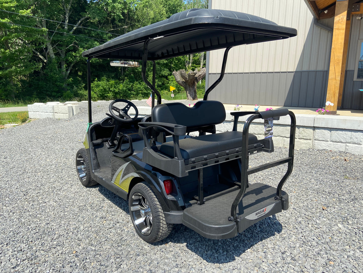 2017 EZGO RXV - Custom Black - Silver - Gold *SOLD*