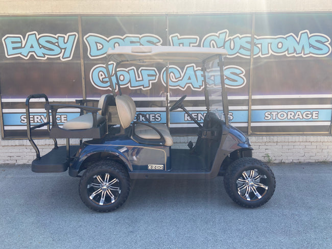 2018 EZGO RXV - Lifted with Black and Machine Custom Wheels *SOLD*