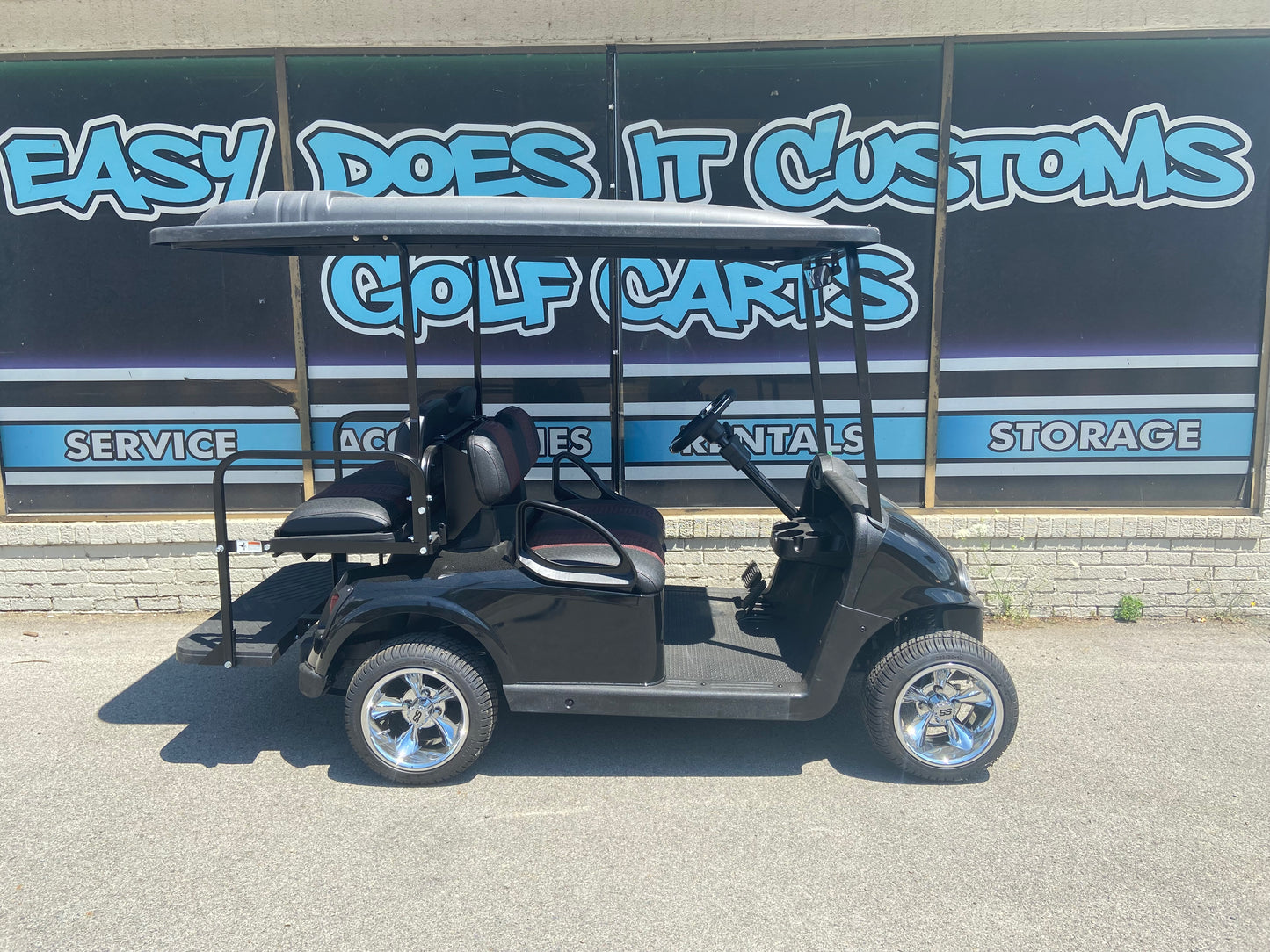 2018 EZGO RXV 48v - Black and Snake Seats *SOLD*
