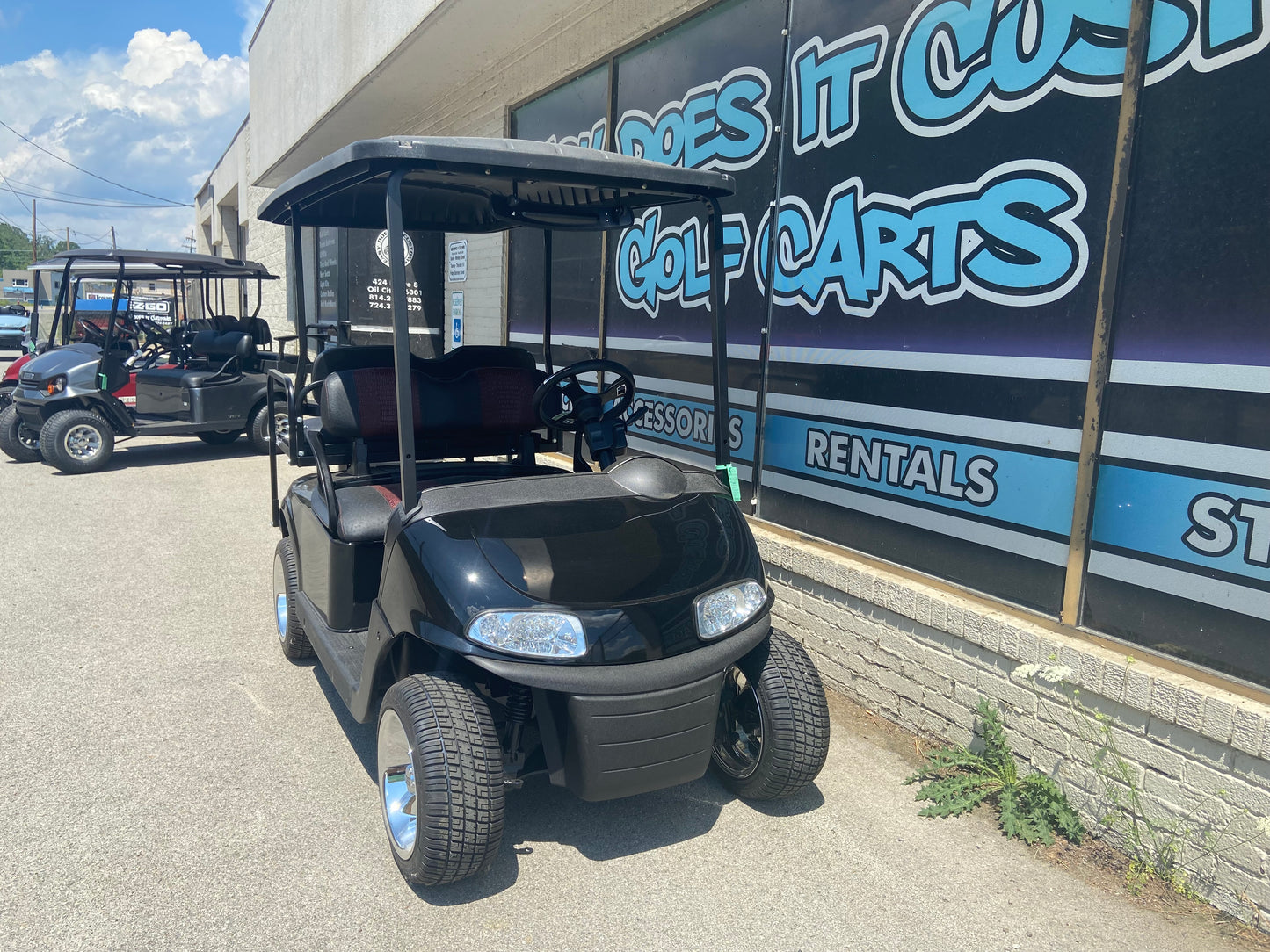 2018 EZGO RXV 48v - Black and Snake Seats *SOLD*