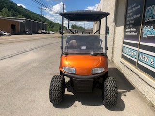 2016 Electric EZGO RXV - Sunburst Orange Golf Cart *SOLD*