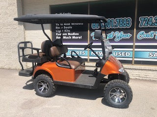 2016 Electric EZGO RXV - Sunburst Orange Golf Cart *SOLD*