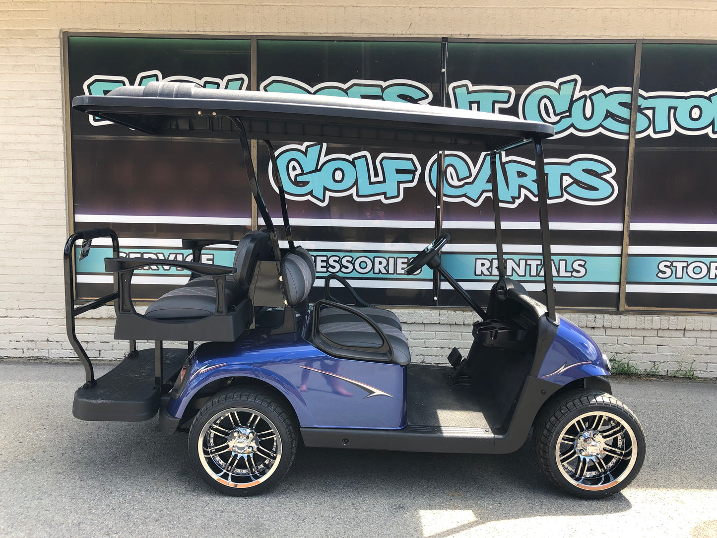 2015 EZGO RXV - Blue and Orange *SOLD*