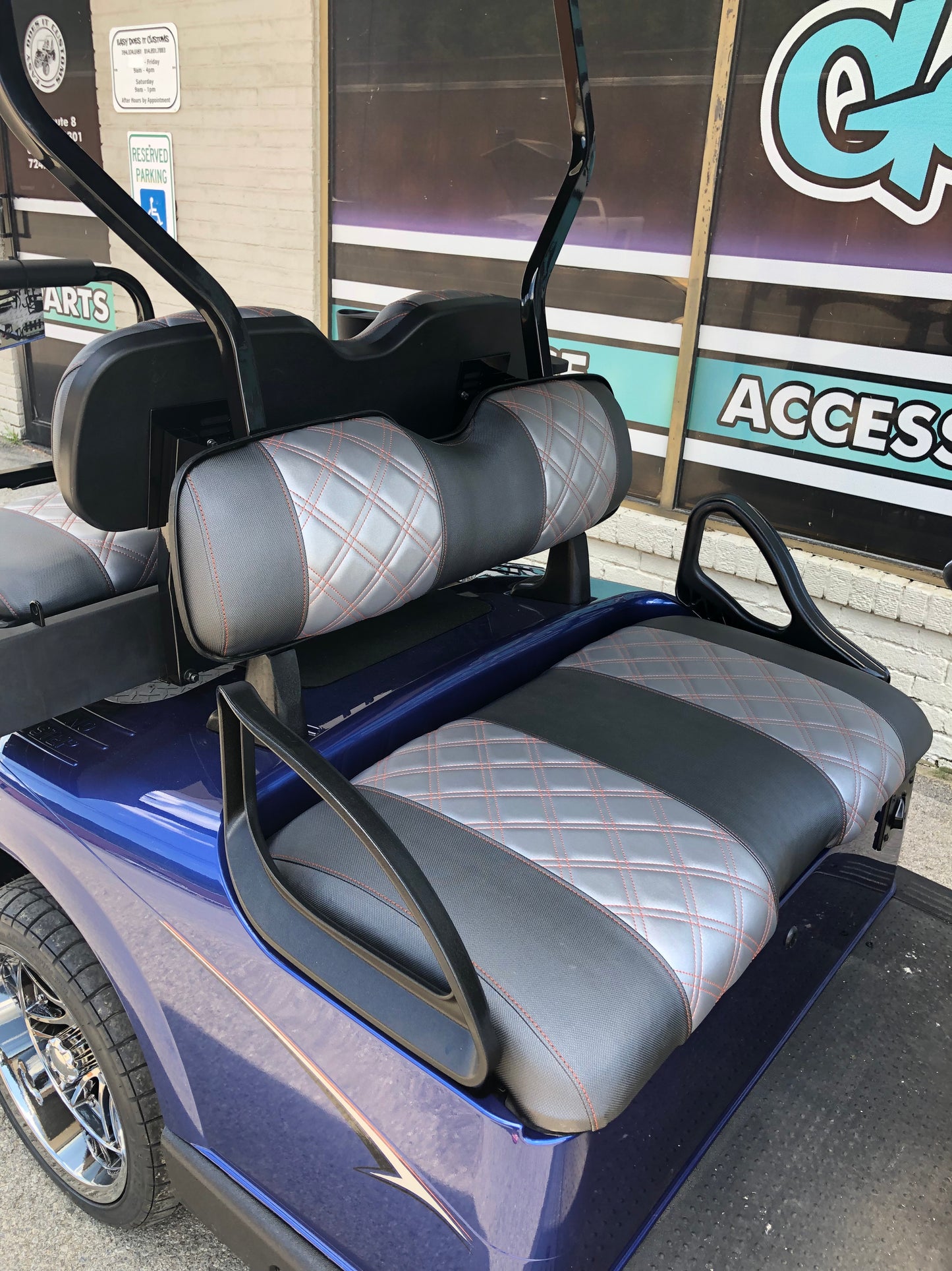 2015 EZGO RXV - Blue and Orange *SOLD*