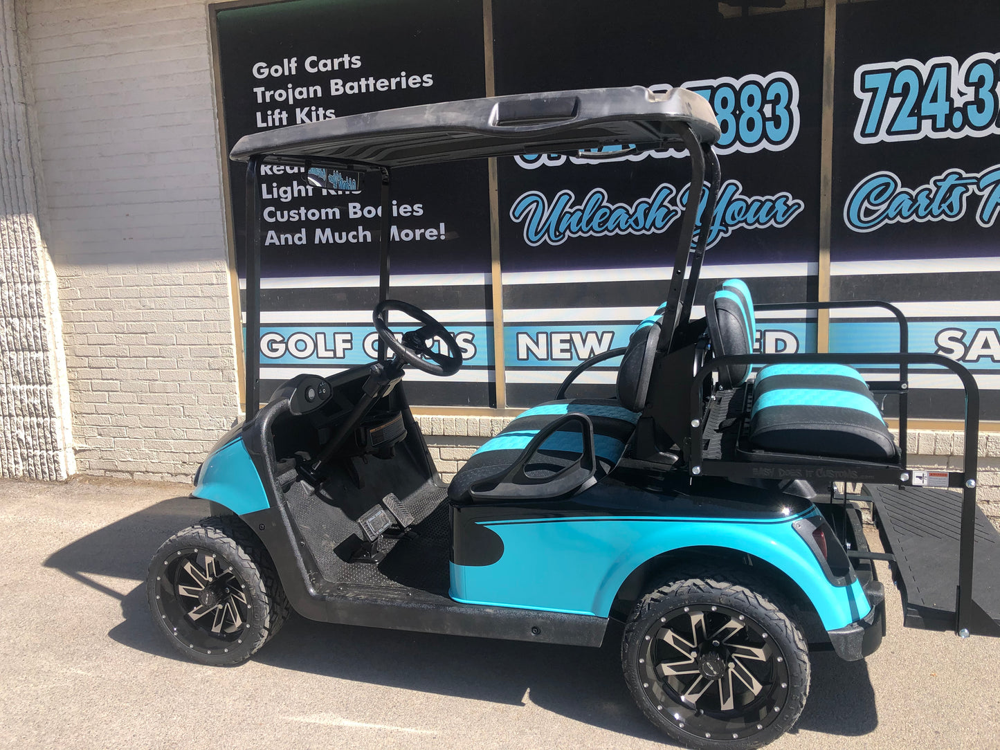2017 EZGO RXV - Ocean with Lithium Batteries *SOLD*