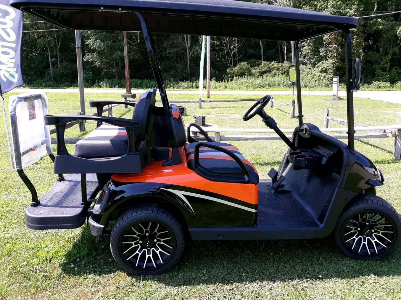 2015 EZGO RXV - Orange, Black, and Silver *SOLD*