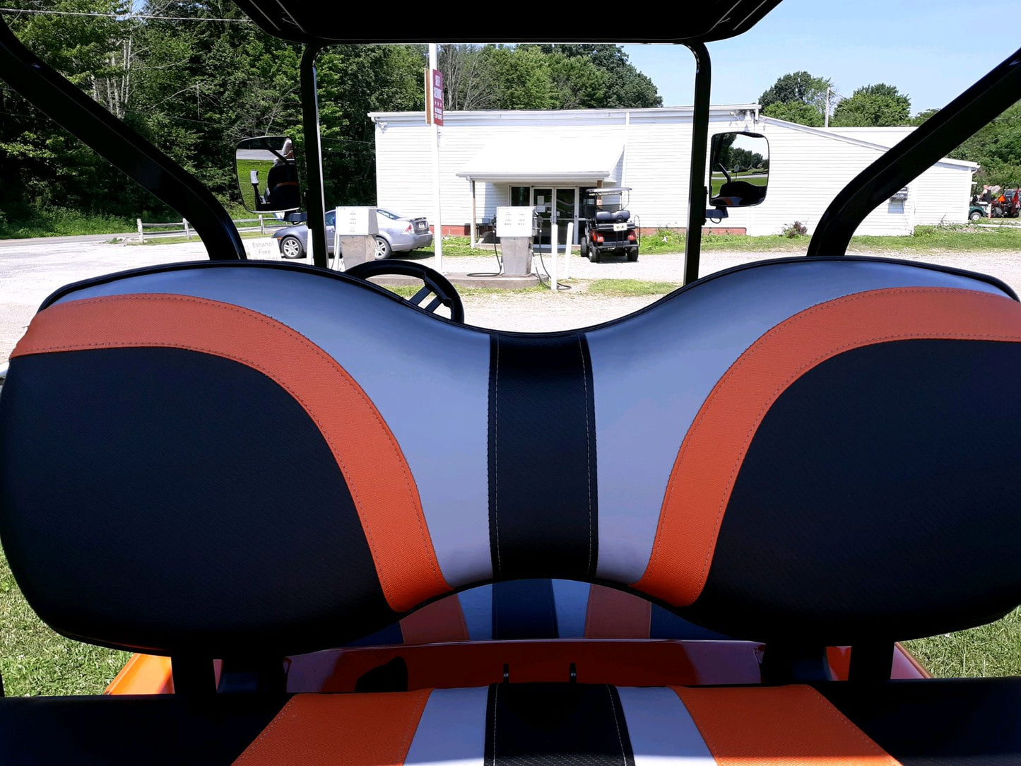 2015 EZGO RXV - Orange, Black, and Silver *SOLD*