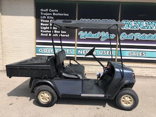 2010 Steel Blue MPT800 Cushman Gas Golf Cart **SOLD**