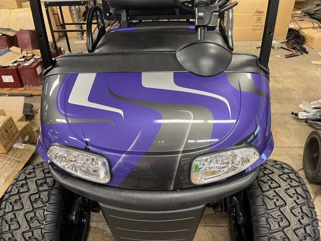 2017 EZGO RXV - Plum Crazy Purple with Charcoal/Silver *SOLD*