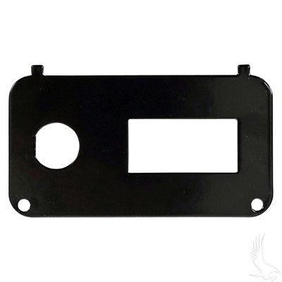 EZGO Medalist / TXT Key Switch w/ State of Charge Meter Console Plate