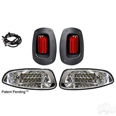 RHOX LED Clear Factory Style Light Kit for EZGO RXV Golf Cart